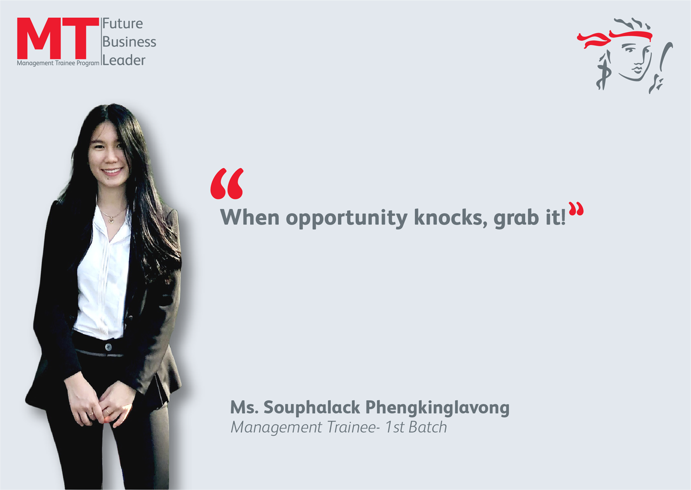 Management Trainee - 1st Batch Ms. Palamee Luangsouvannavong