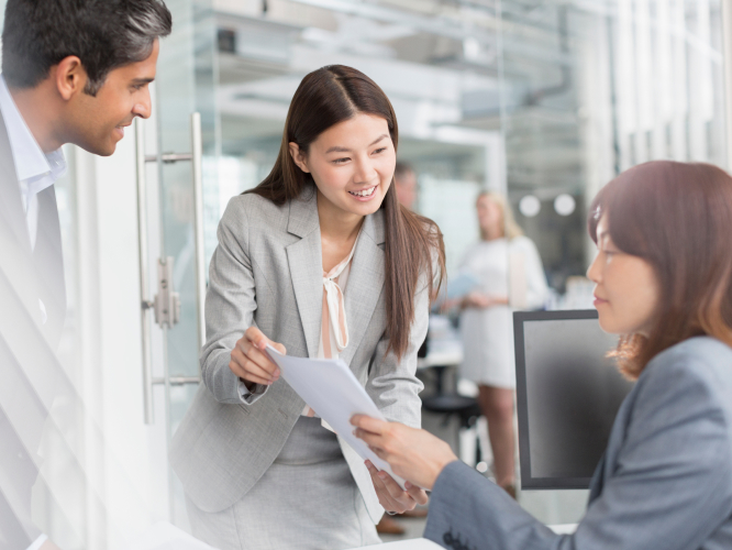 Job applicant inquiring for information